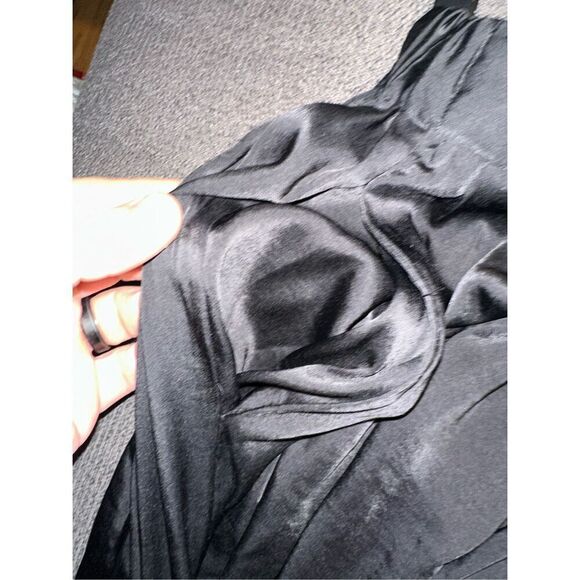 BCBG Maxazria Black Pleated Maxi Skirt Small - Picture 3 of 4